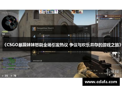 《CSGO暴躁妹妹怒刷全场引发热议 争议与欢乐并存的游戏之旅》